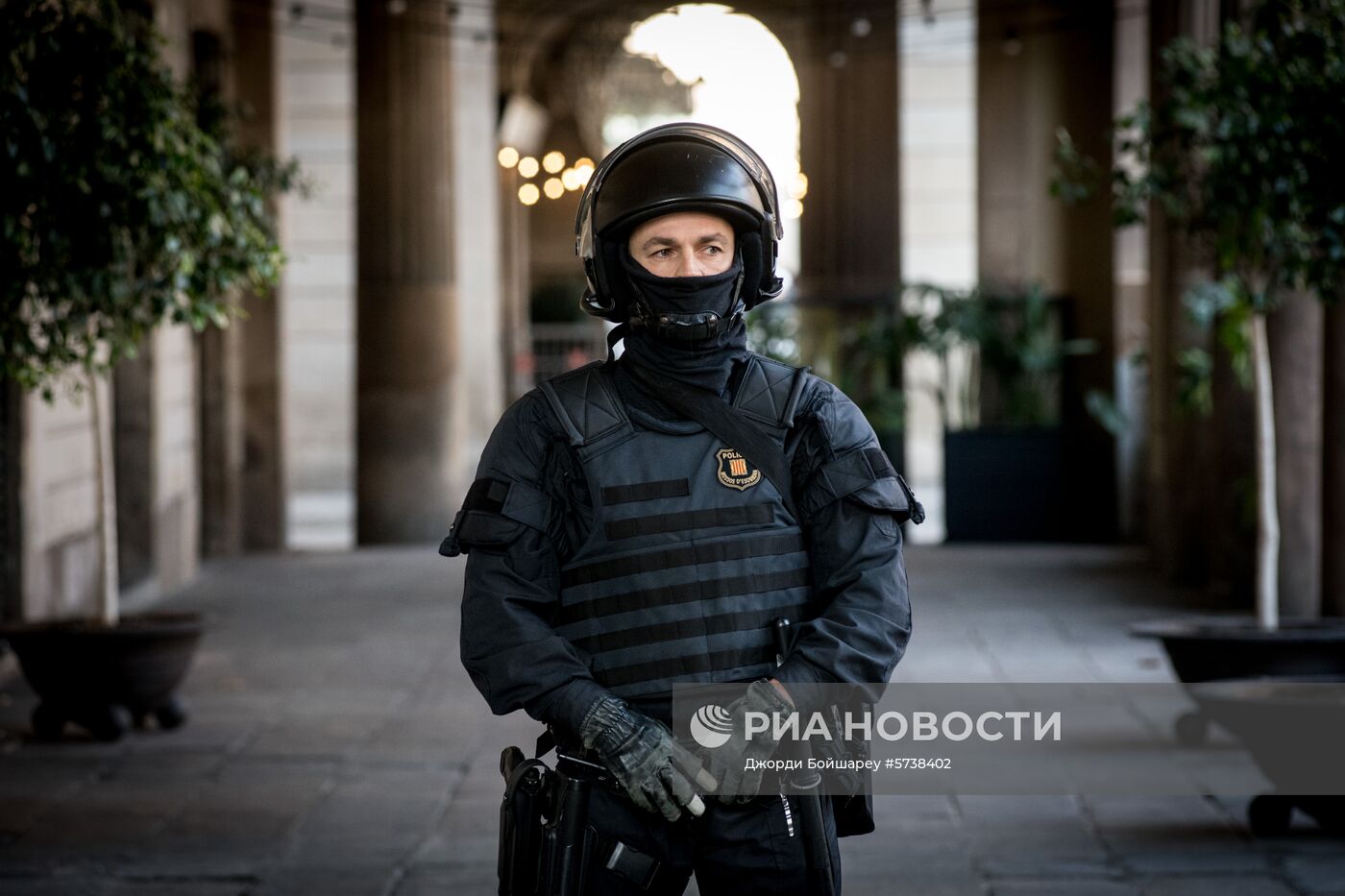 Акции протеста в Барселоне