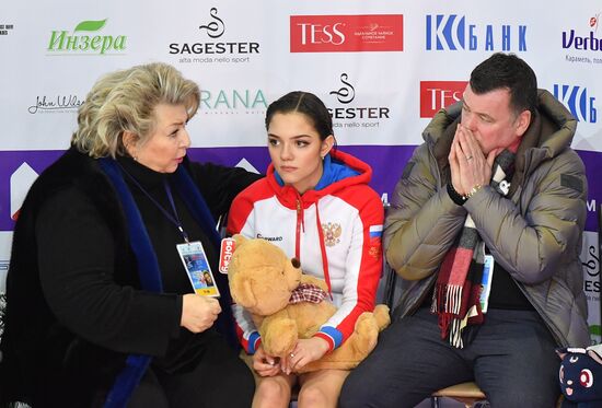 Фигурное катание. Чемпионат России. Женщины. Короткая программа