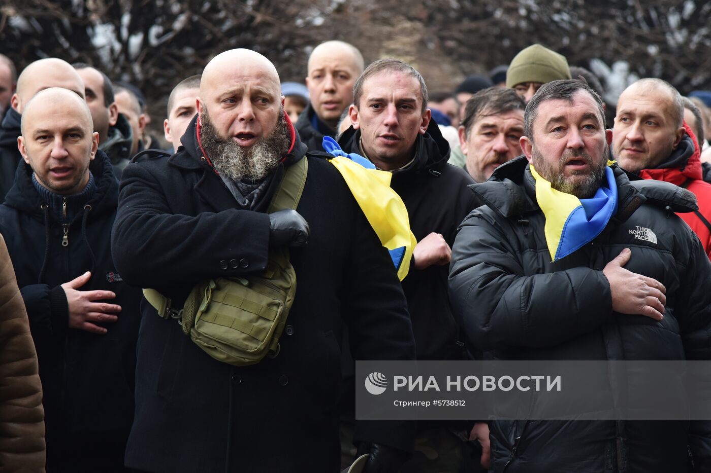 Акция протеста во Львове