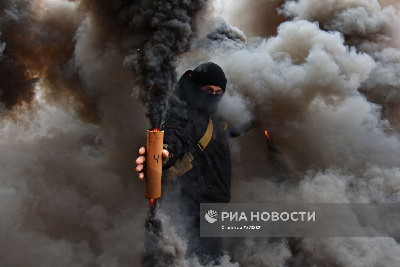 Акция протеста во Львове