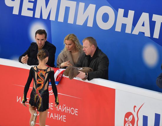 Фигурное катание. Чемпионат России. Женщины. Короткая программа