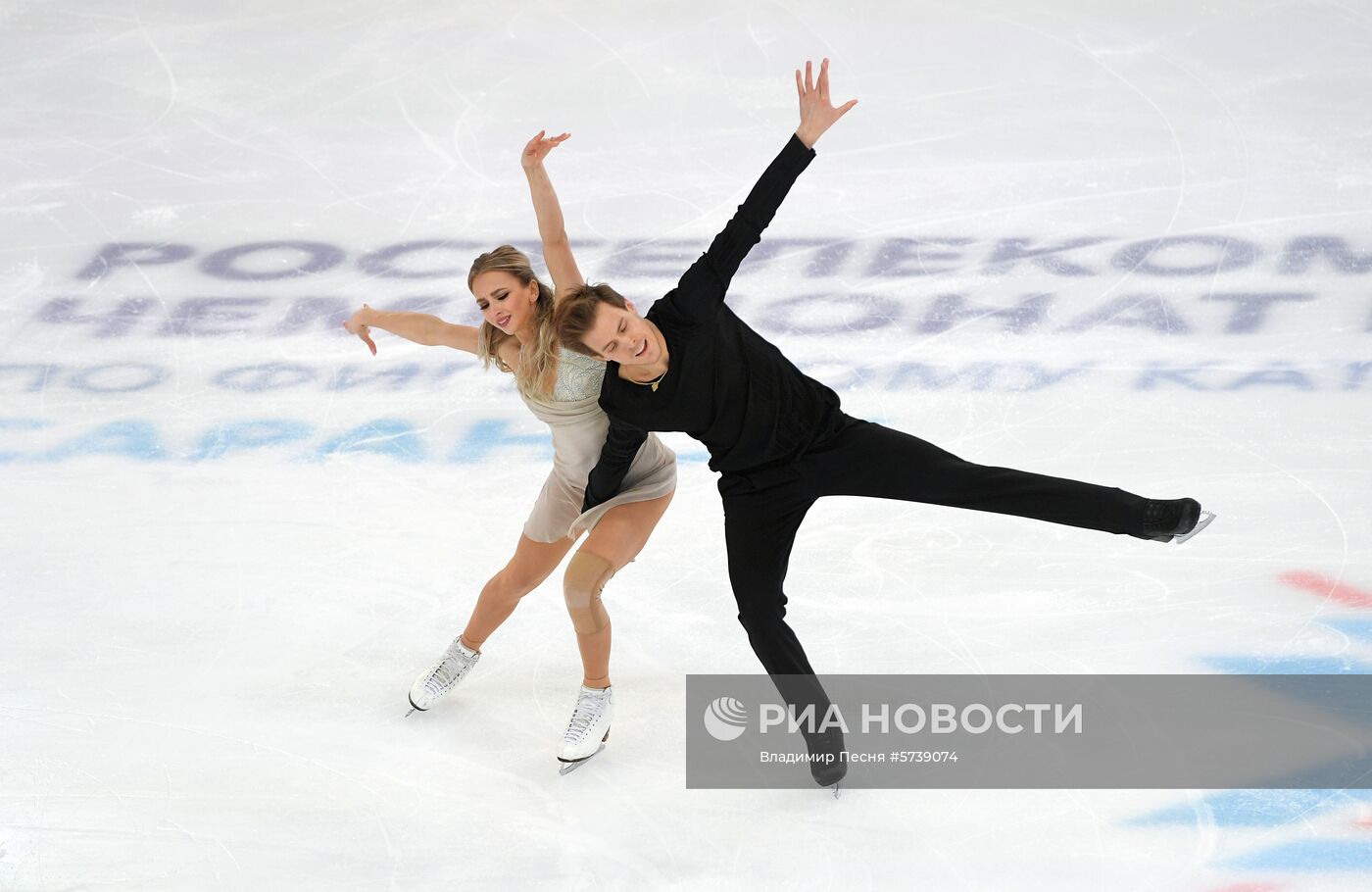 Фигурное катание. Чемпионат России. Танцы. Произвольная программа