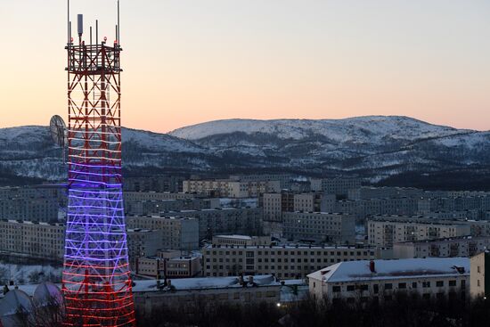Запуск цифрового эфирного телевидения в п. Видяево 