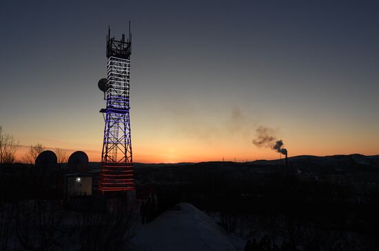 Запуск цифрового эфирного телевидения в п. Видяево 