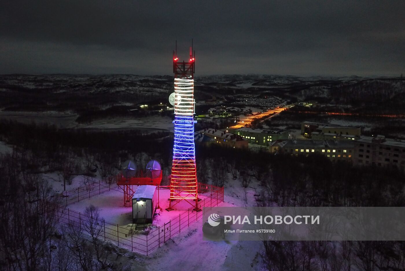 Запуск цифрового эфирного телевидения в п. Видяево