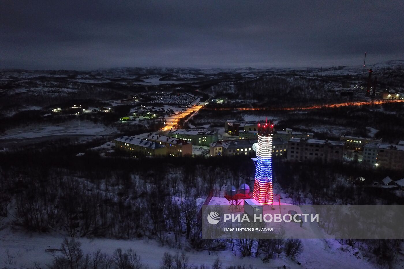 Запуск цифрового эфирного телевидения в п. Видяево