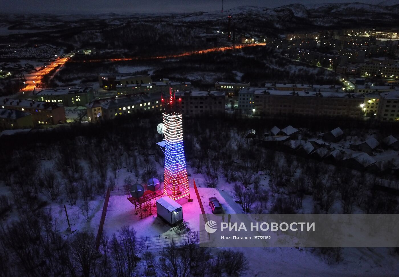 Запуск цифрового эфирного телевидения в п. Видяево