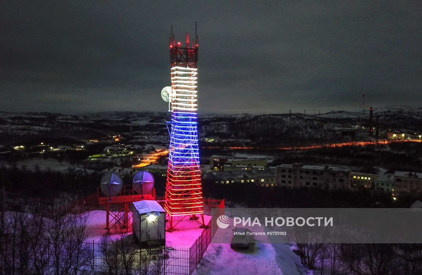 Запуск цифрового эфирного телевидения в п. Видяево