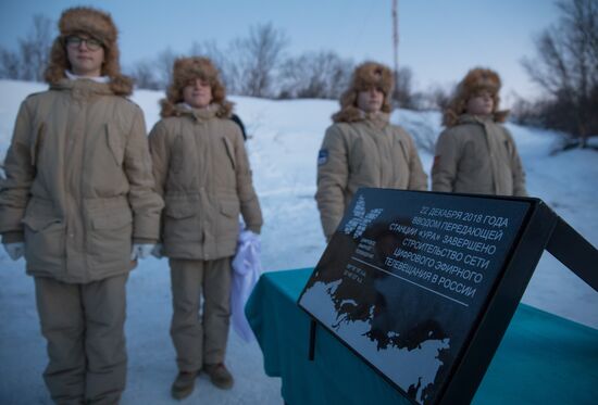 Запуск цифрового эфирного телевидения в п. Видяево 