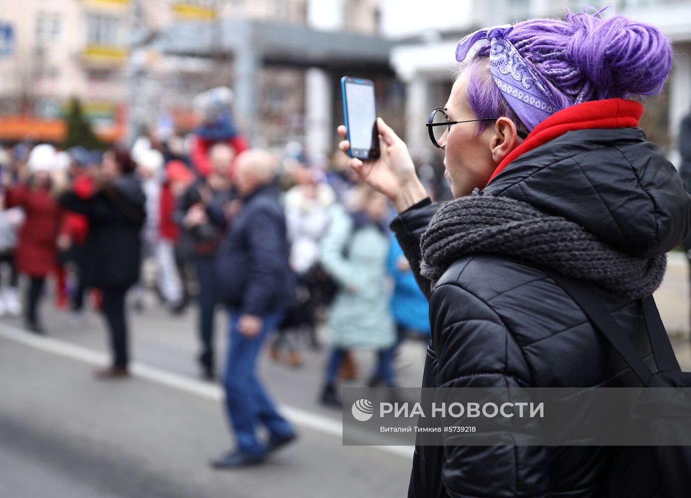 Парад Дедов Морозов и Снегурочек 