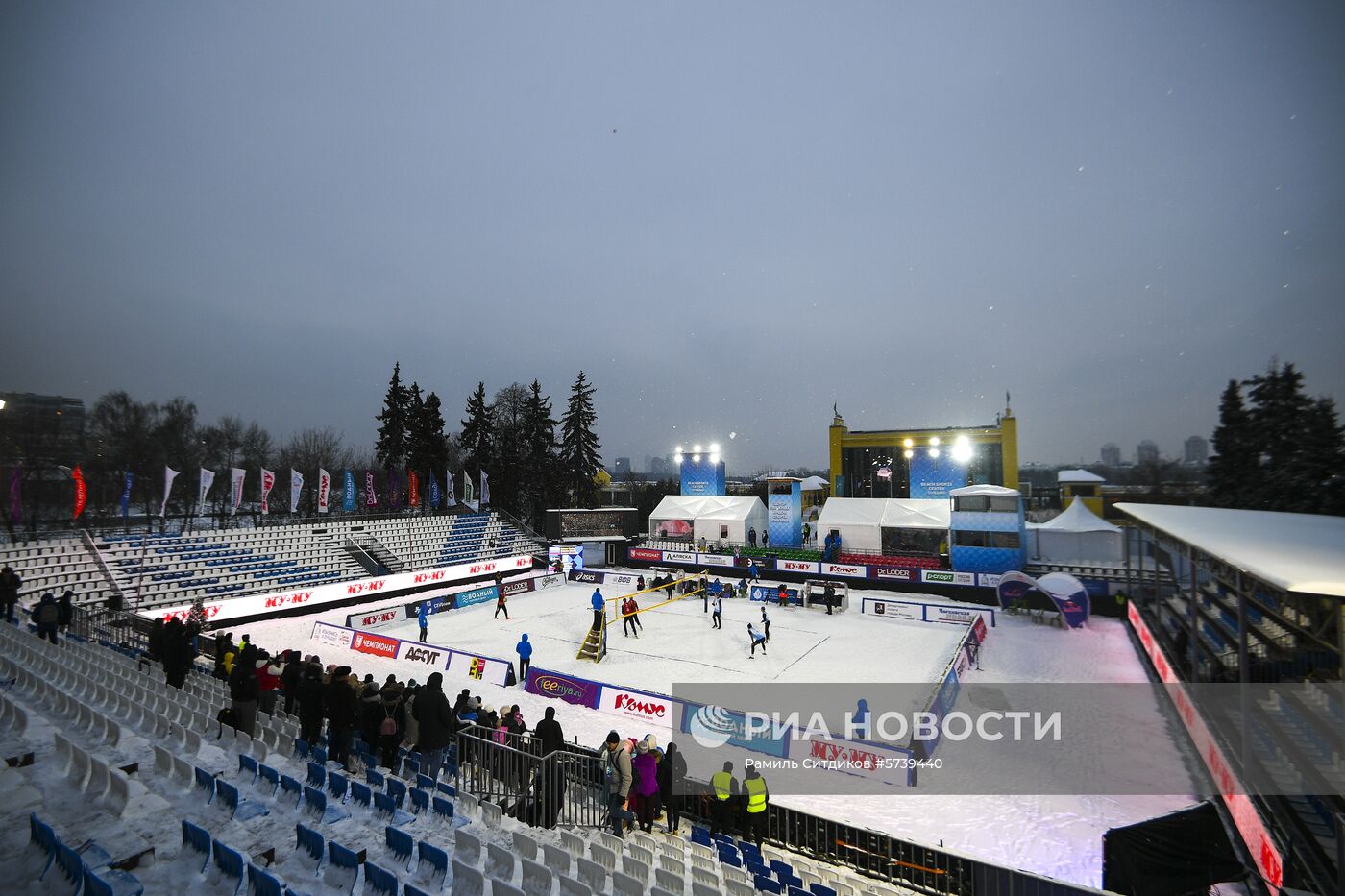 Волейбол на снегу. Чемпионат Европы. Российский этап