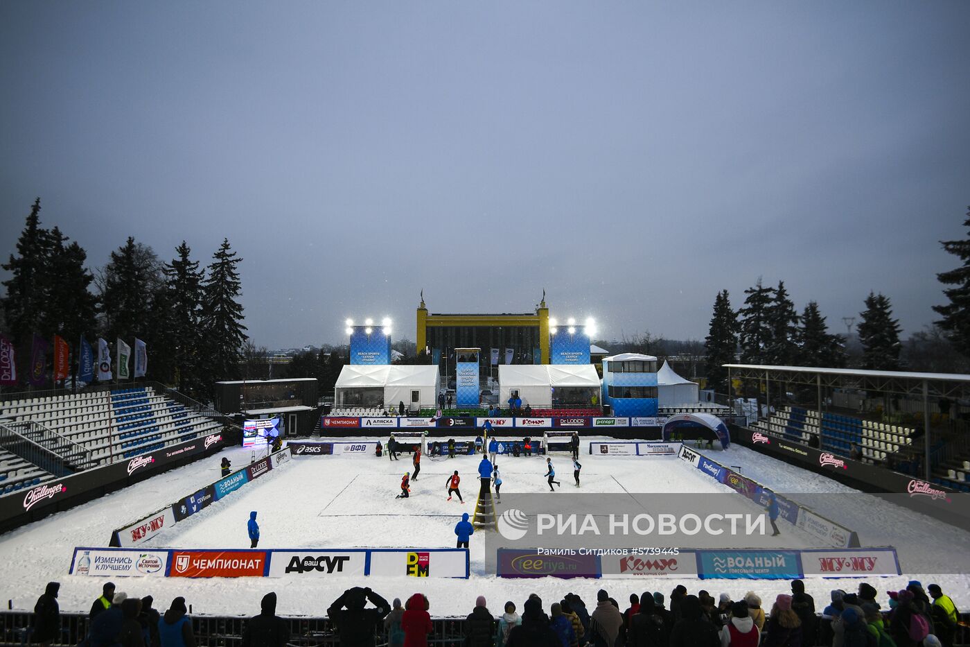 Волейбол на снегу. Чемпионат Европы. Российский этап