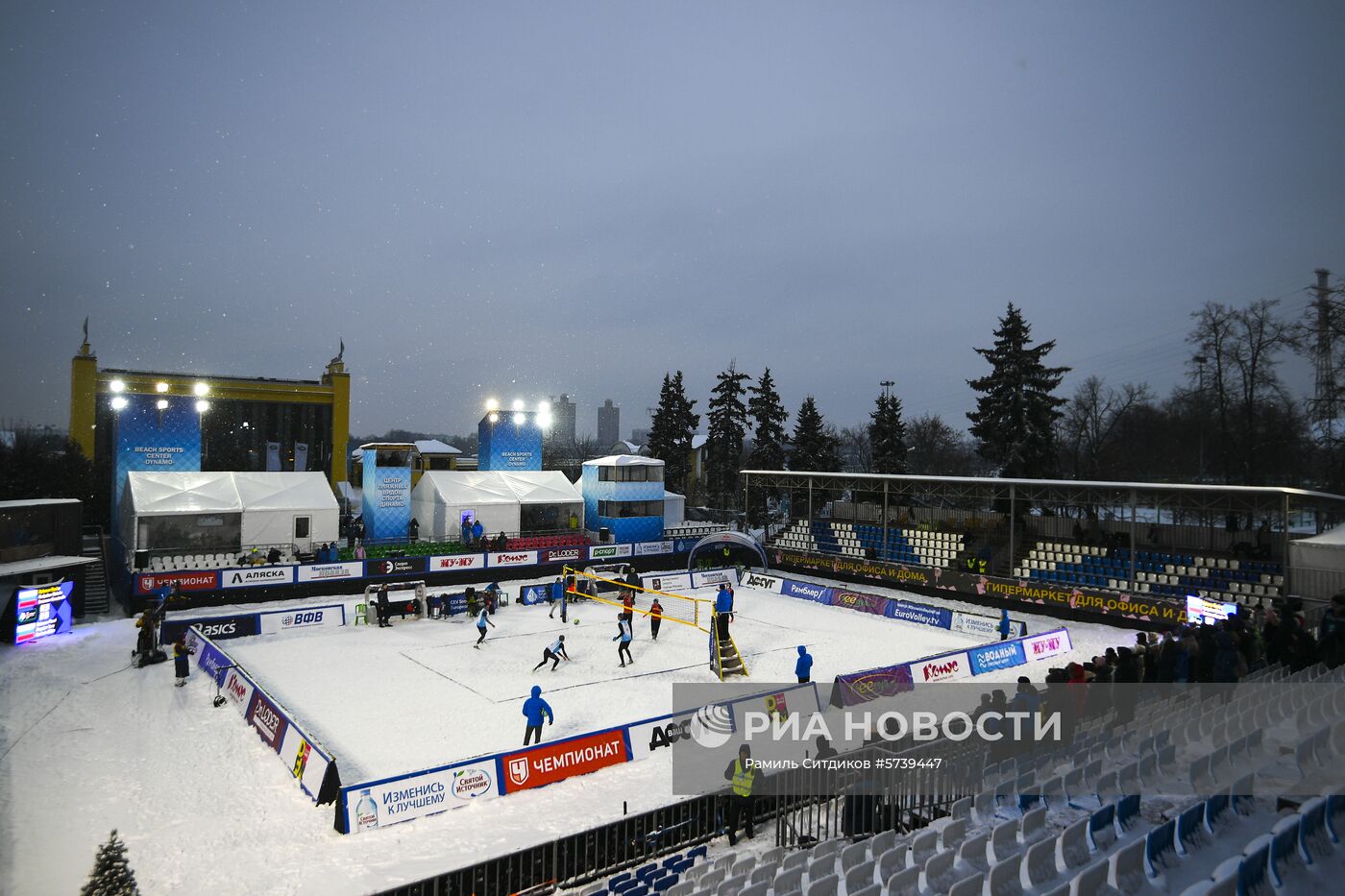 Волейбол на снегу. Чемпионат Европы. Российский этап