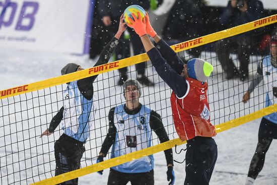 Волейбол на снегу. Чемпионат Европы. Российский этап