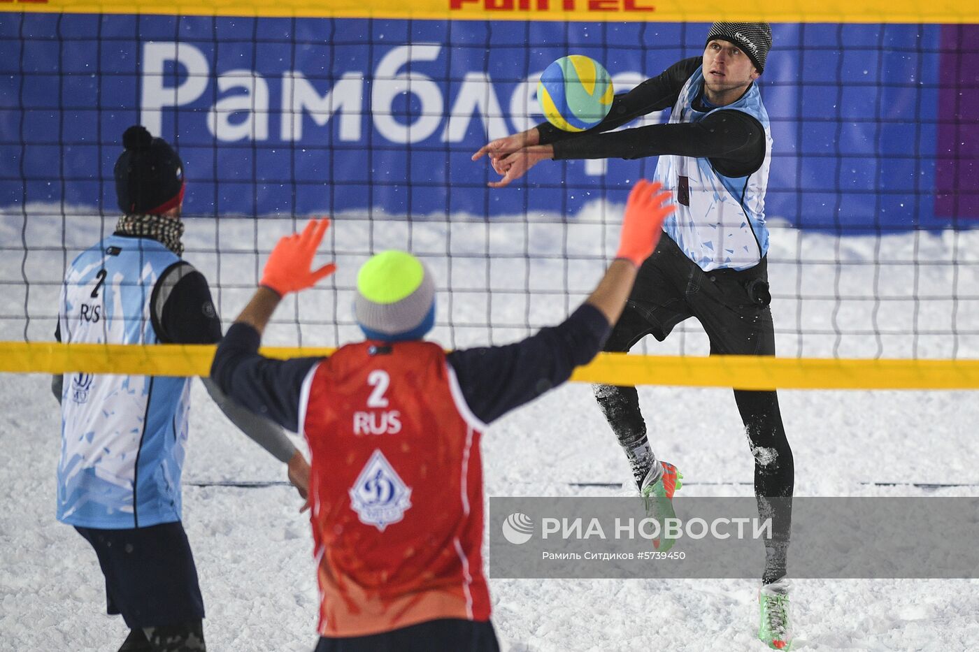 Волейбол на снегу. Чемпионат Европы. Российский этап