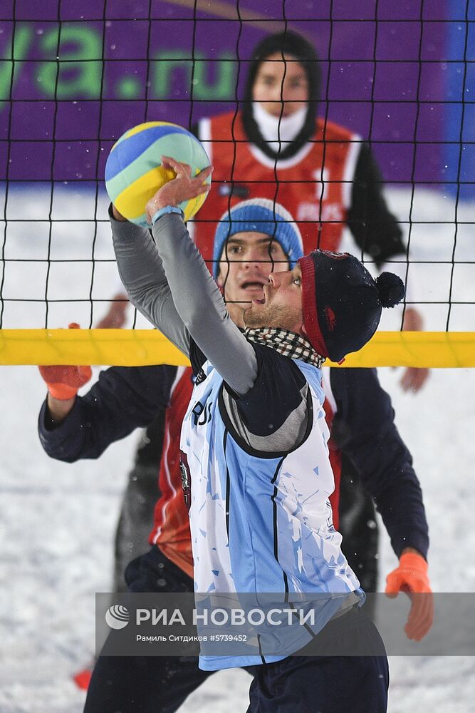 Волейбол на снегу. Чемпионат Европы. Российский этап