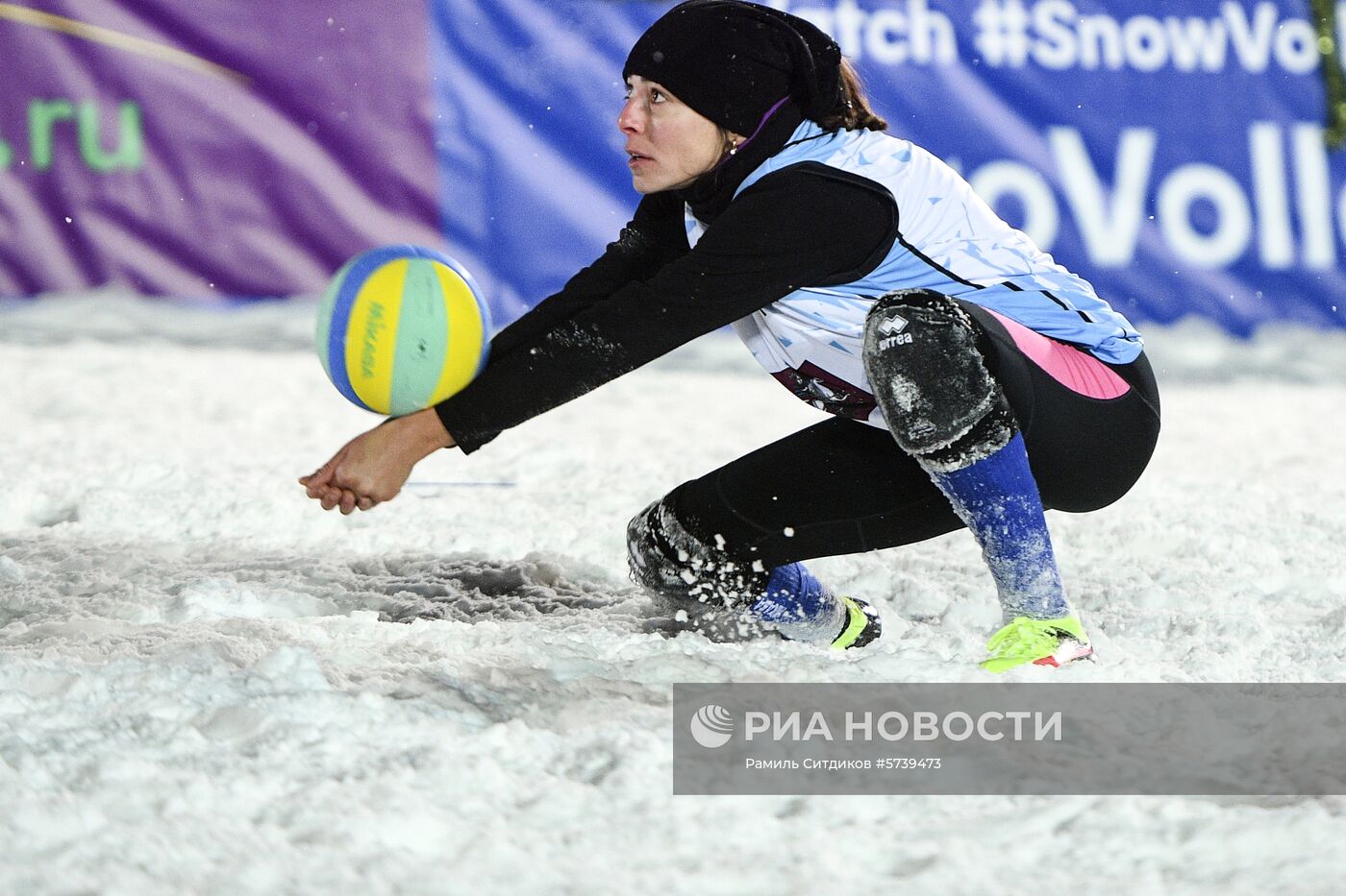 Волейбол на снегу. Чемпионат Европы. Российский этап