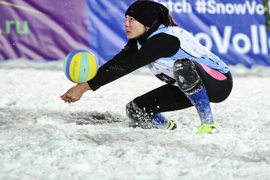 Волейбол на снегу. Чемпионат Европы. Российский этап