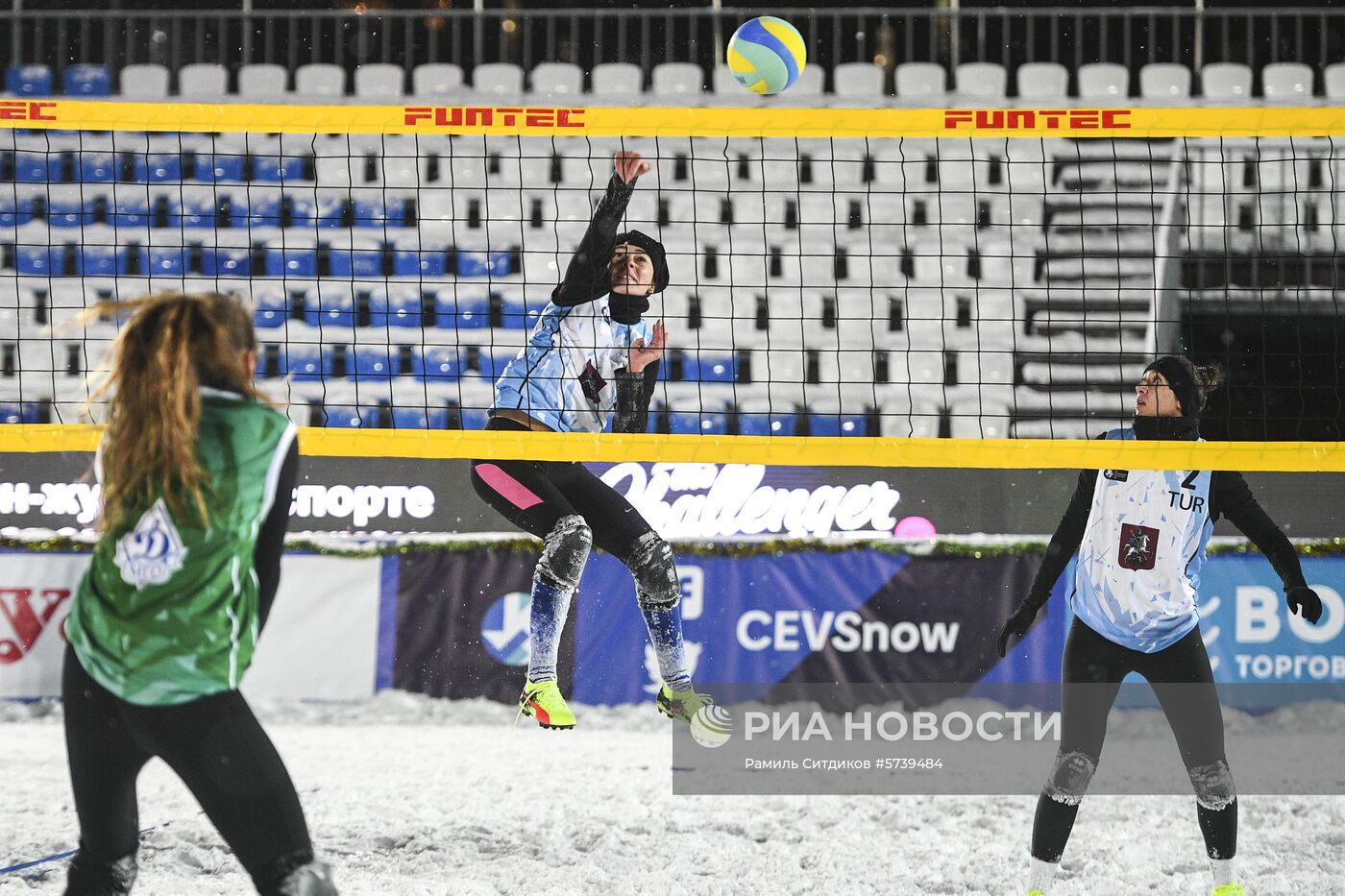 Волейбол на снегу. Чемпионат Европы. Российский этап