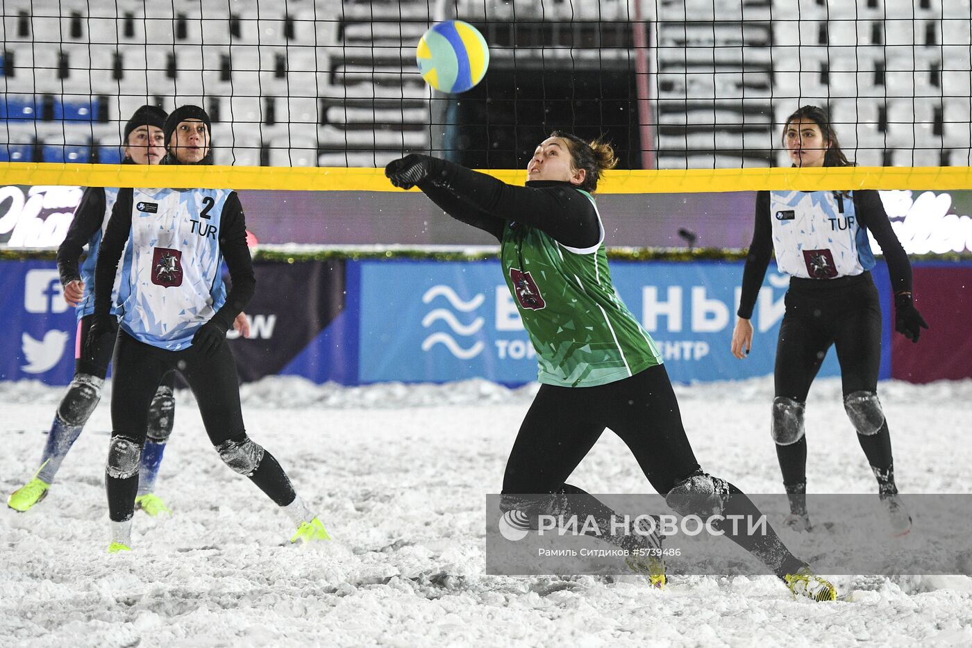 Волейбол на снегу. Чемпионат Европы. Российский этап