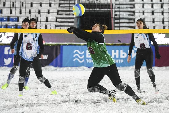 Волейбол на снегу. Чемпионат Европы. Российский этап