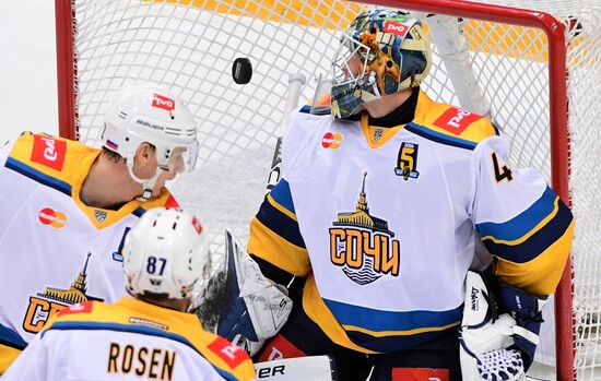 Хоккей. КХЛ. Матч "Спартак" - "Сочи"