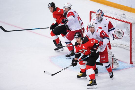 Хоккей. КХЛ. Матч "Авангард" - "Локомотив"