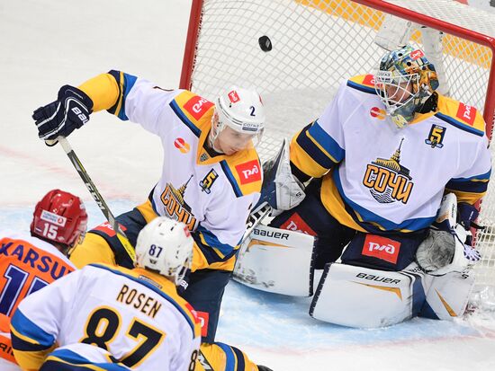 Хоккей. КХЛ. Матч "Спартак" - "Сочи"