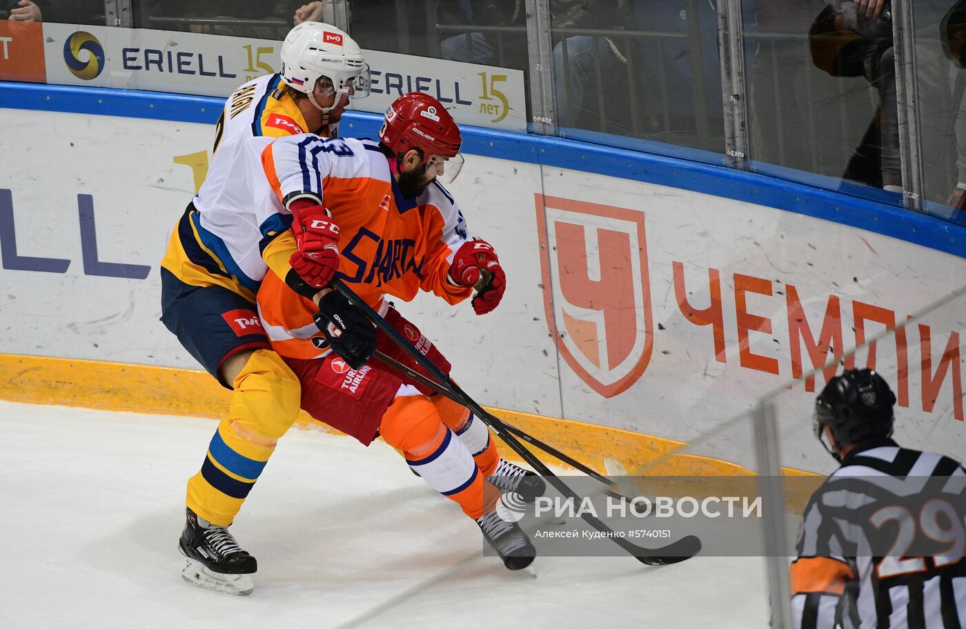Хоккей. КХЛ. Матч "Спартак" - "Сочи"