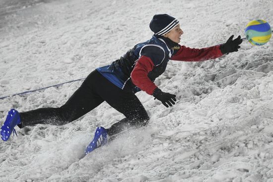 Волейбол на снегу. Чемпионат Европы. Российский этап