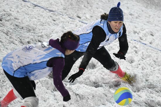 Волейбол на снегу. Чемпионат Европы. Российский этап