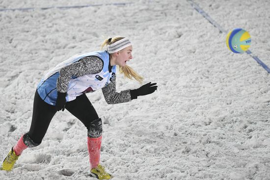 Волейбол на снегу. Чемпионат Европы. Российский этап