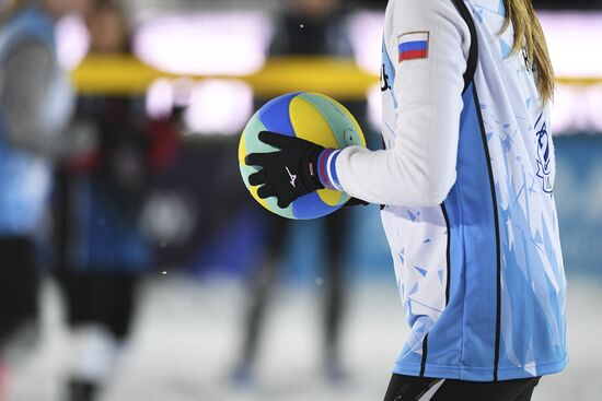 Волейбол на снегу. Чемпионат Европы. Российский этап