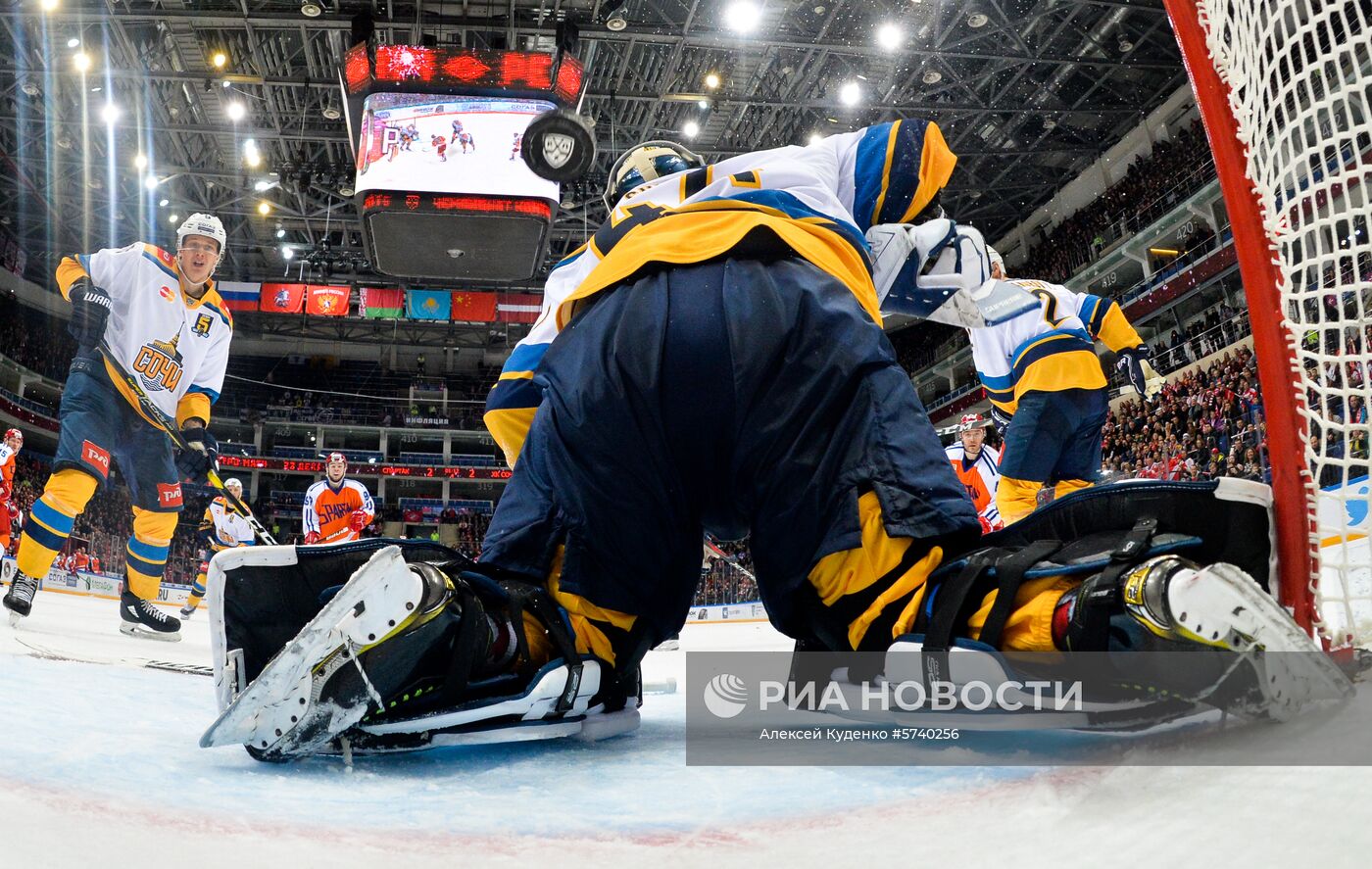 Хоккей. КХЛ. Матч "Спартак" - "Сочи"