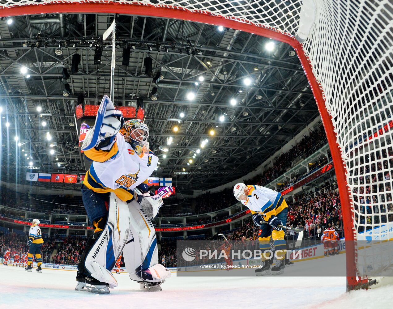 Хоккей. КХЛ. Матч "Спартак" - "Сочи"