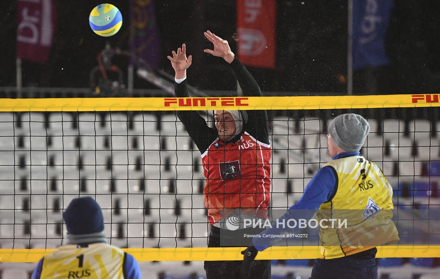 Волейбол на снегу. Чемпионат Европы. Российский этап