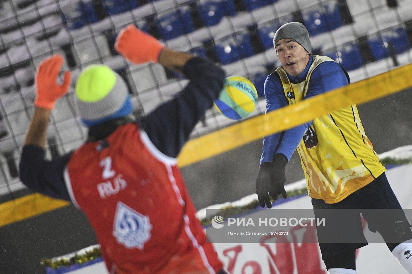 Волейбол на снегу. Чемпионат Европы. Российский этап