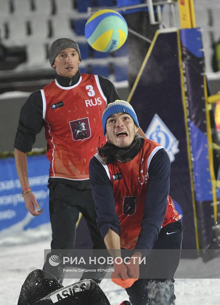 Волейбол на снегу. Чемпионат Европы. Российский этап