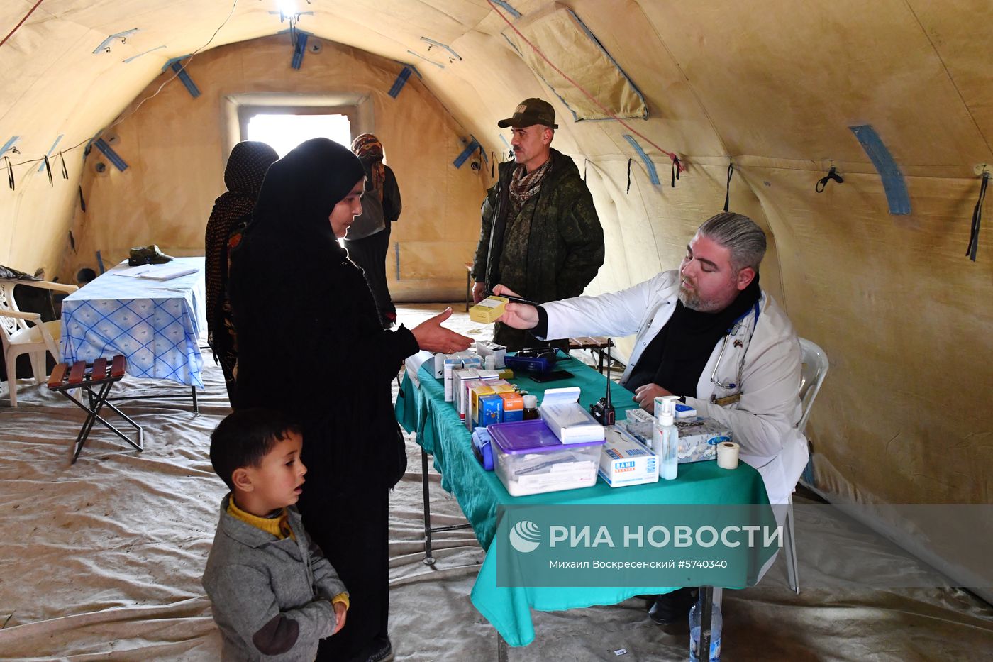 Гуманитарный коридор Абу-Духур в провинции Идлиб