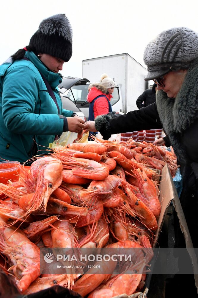Продовольственная ярмарка во Владивостоке