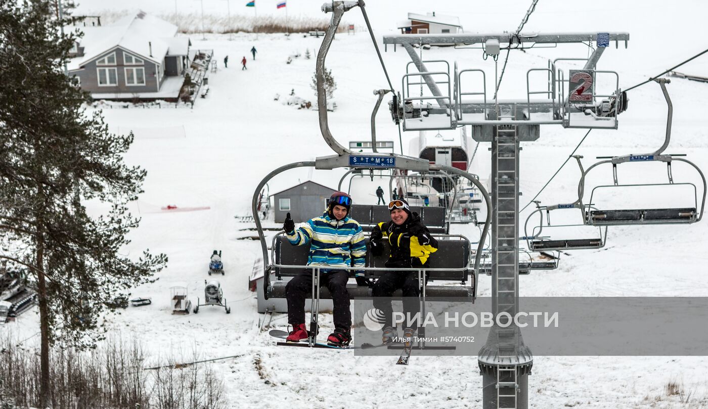 Открытие горнолыжного сезона в Карелии