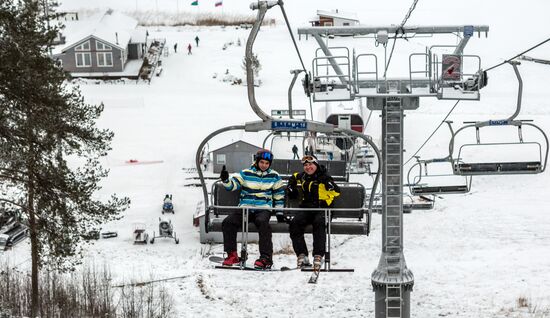 Открытие горнолыжного сезона в Карелии
