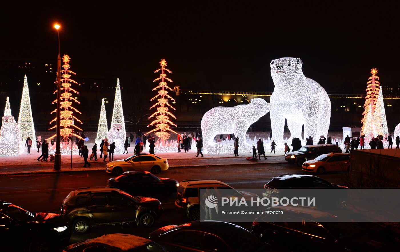 Украшение Москвы к Новому году