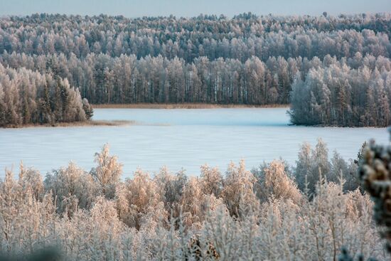 Зимние пейзажи Карелии