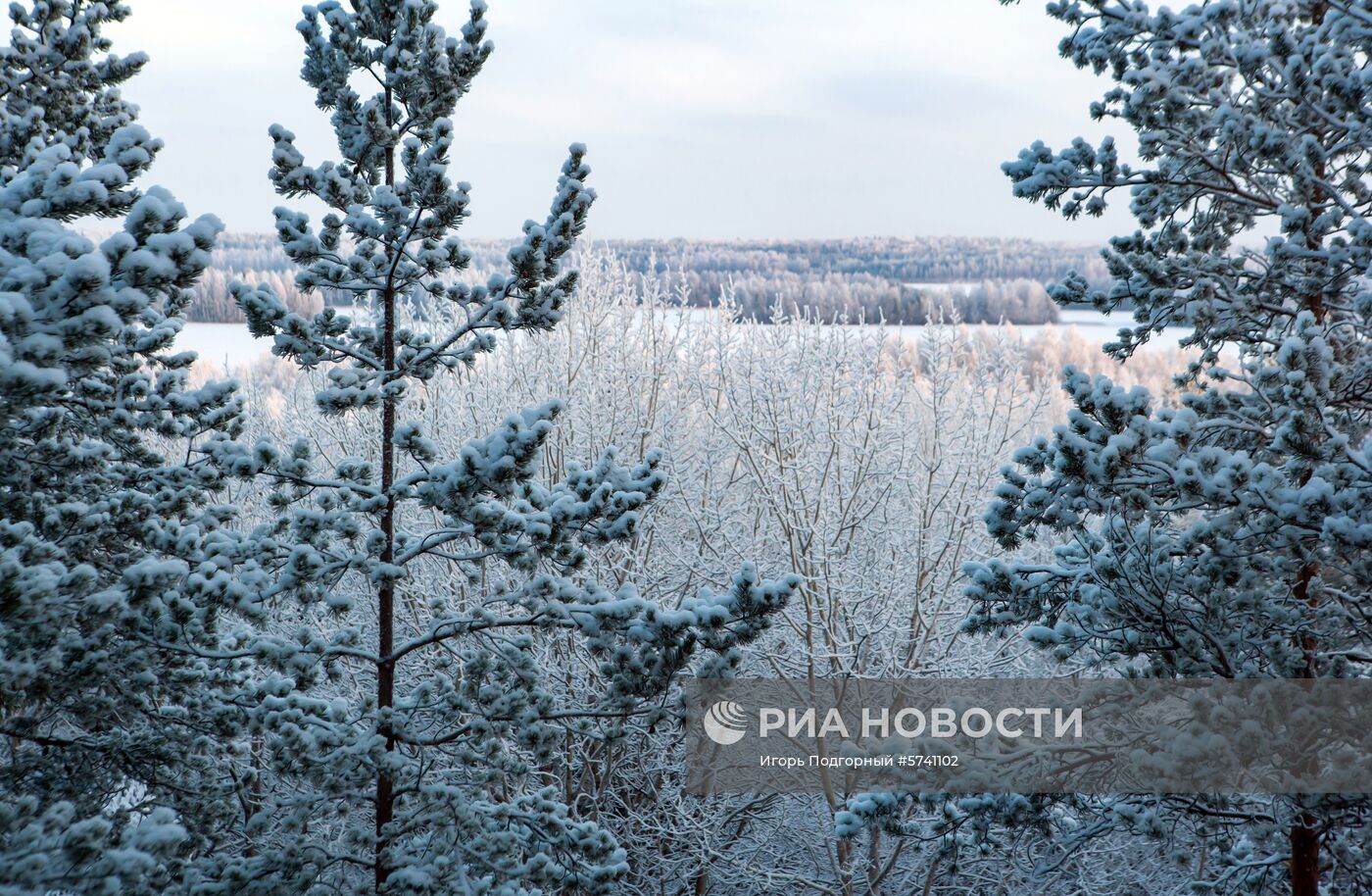 Зимние пейзажи Карелии