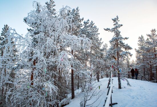 Зимние пейзажи Карелии
