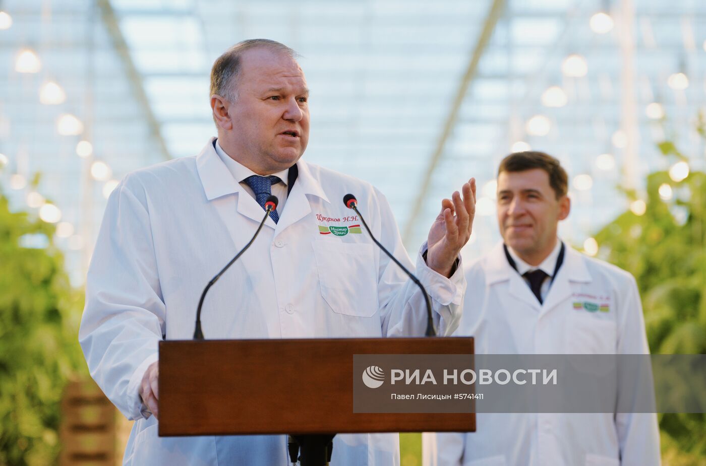 Открытие второй очереди тепличного комбината «УГМК-Агро»