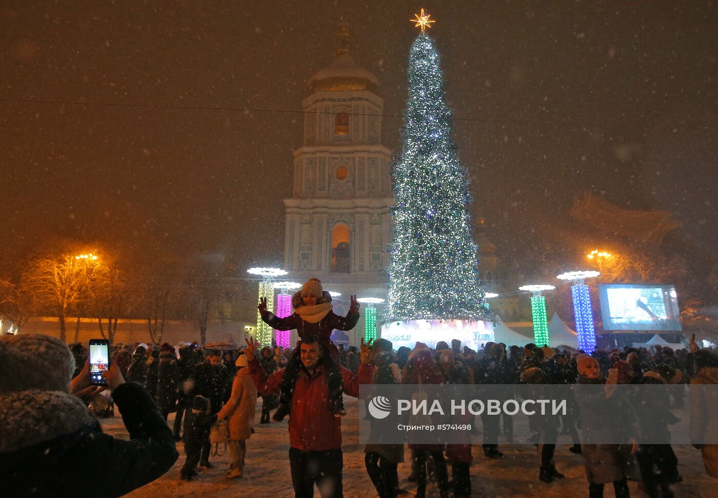 Празднование католического Рождества на Украине