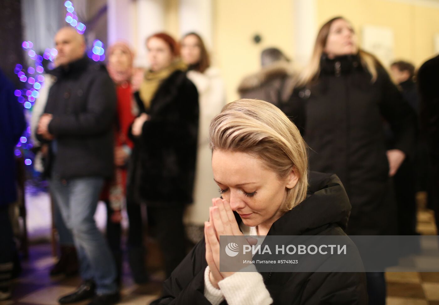 Празднование католического Рождества в Москве