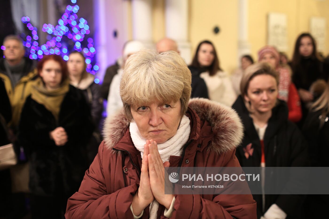 Празднование католического Рождества в Москве